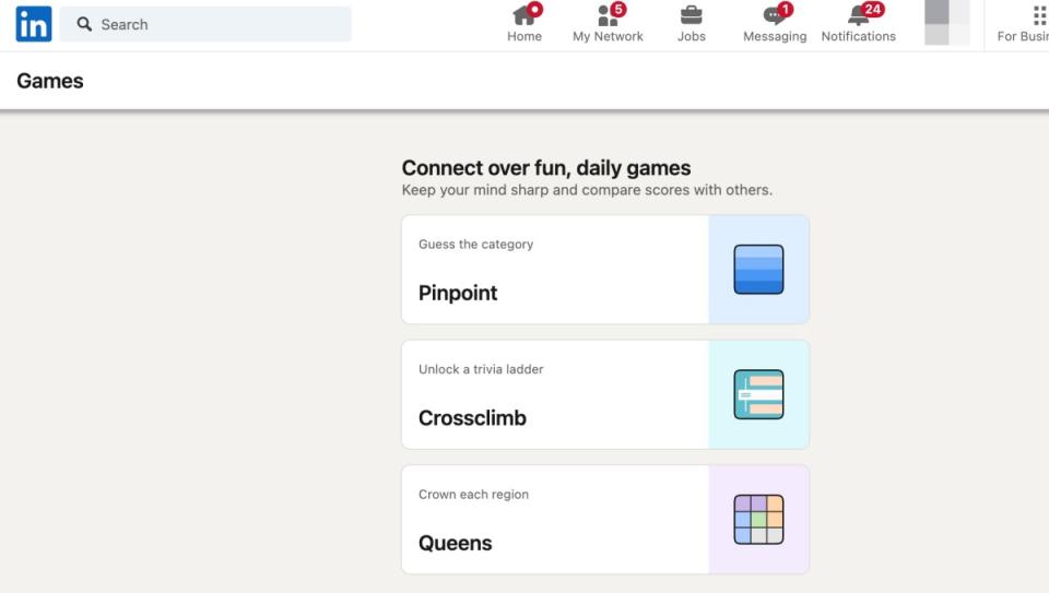 LinkedIn遊戲變成正式功能，吸引藉此吸引更多人遊玩、互動