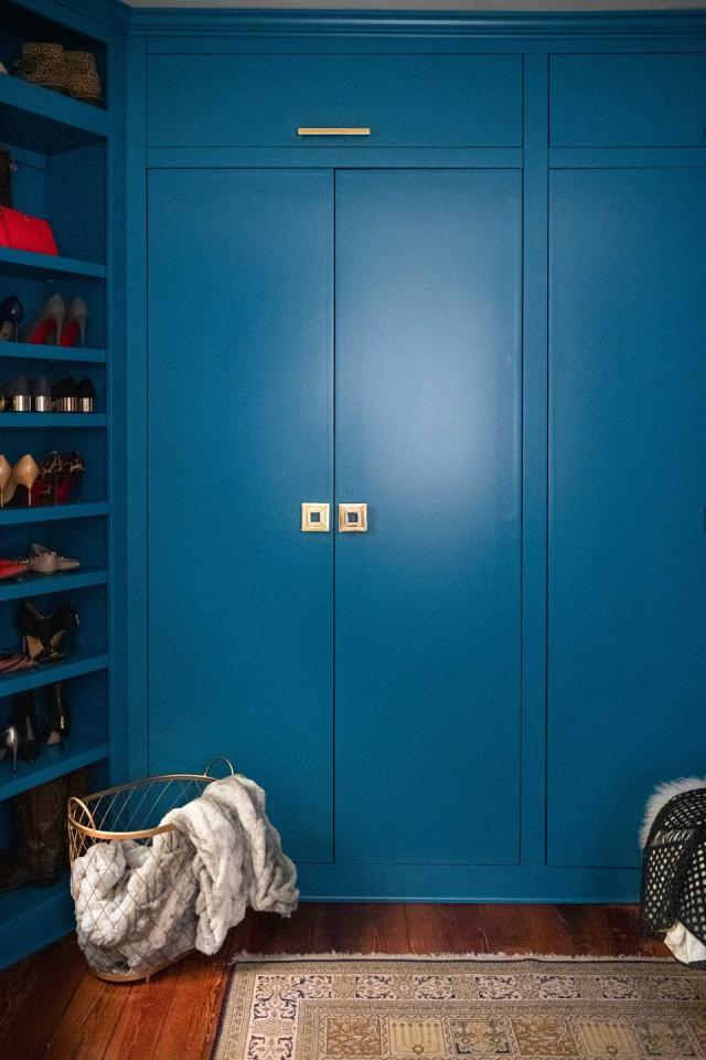 Project Feature: Stunning Wardrobe With Limited Closet Space — Blue Pencil  Home