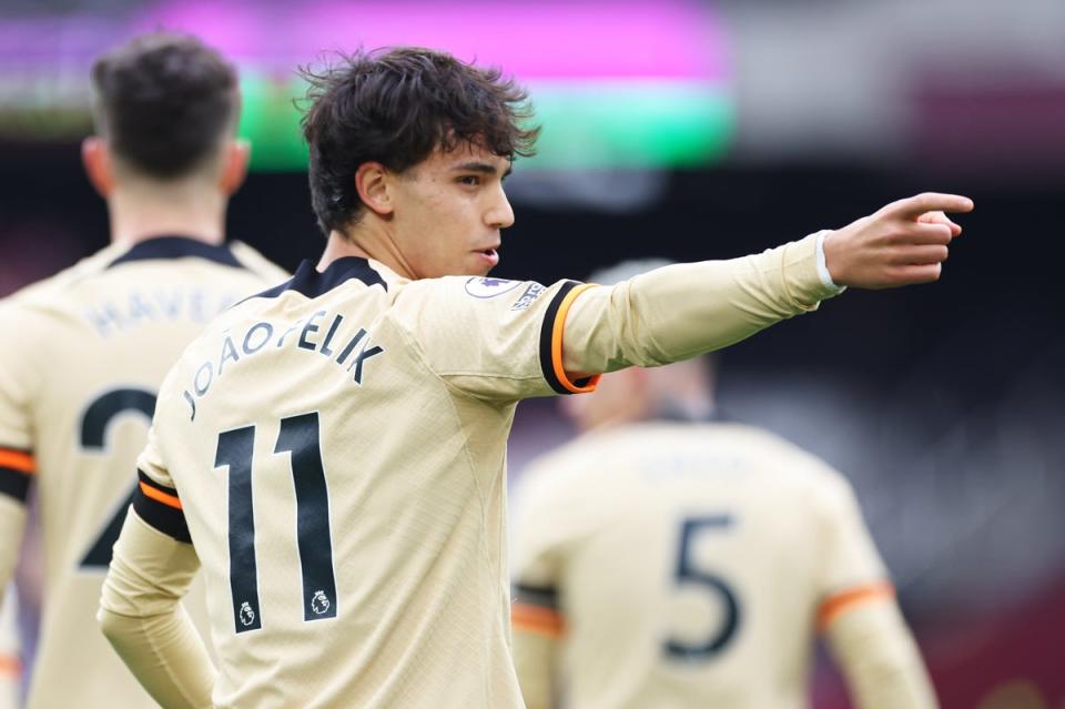 Joao Felix is set to make his European debut for Chelsea (Chelsea FC via Getty Images)