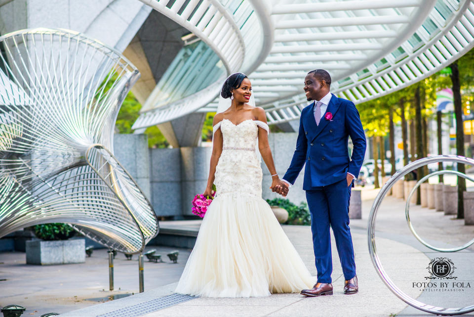 "Georgette and Edwin had a beautiful Cameroonian wedding." --&nbsp;<i>Afolabi Sogunro&nbsp;&nbsp;</i><strong>&nbsp;&nbsp;</strong>