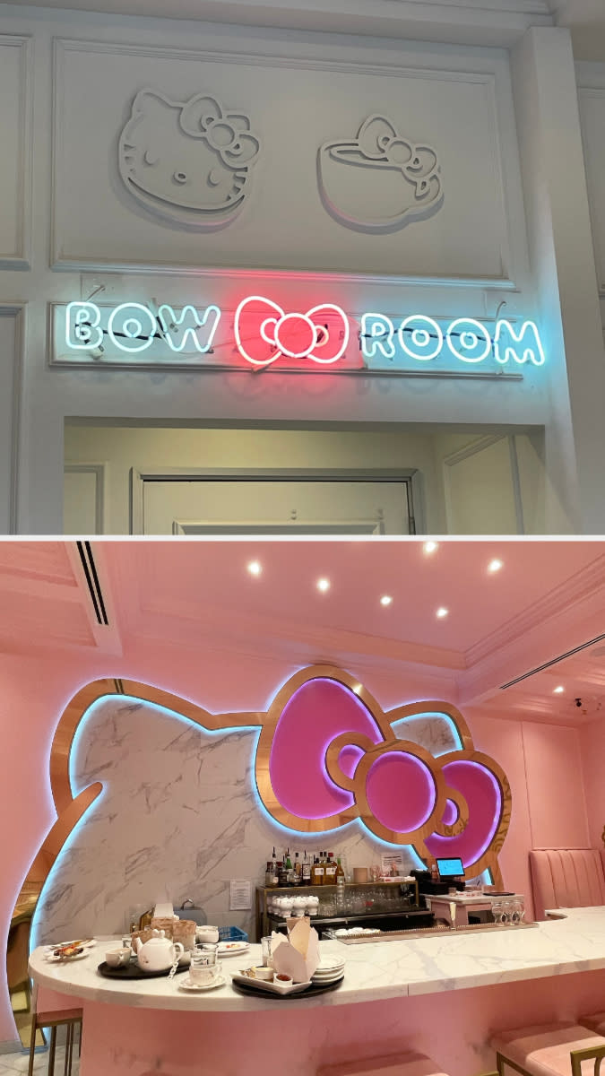 The inside of the Bow Room is being shown