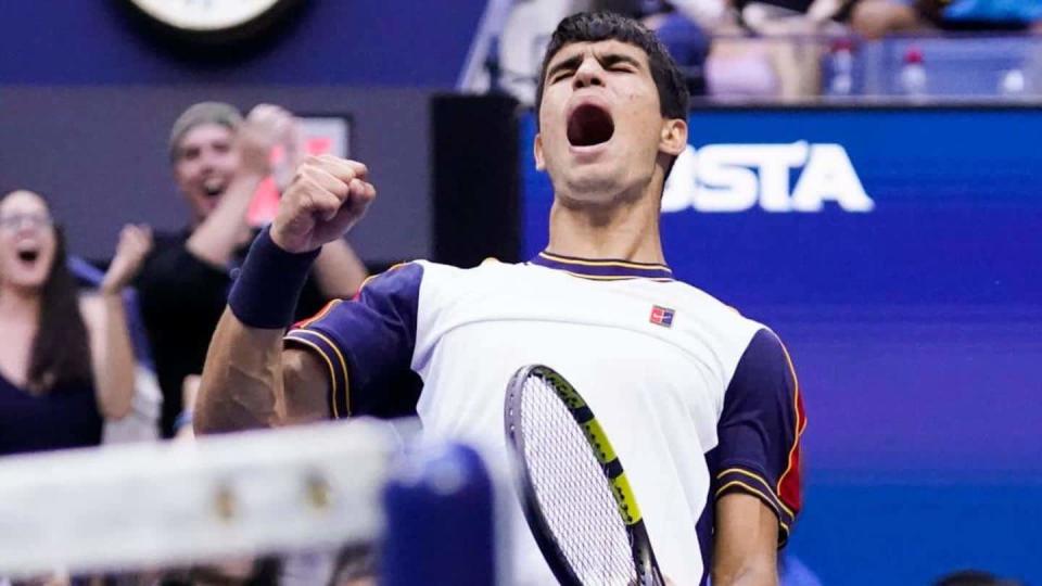 2021 US Open: Alcaraz stuns Stefanos Tsitsipas in five-set thriller