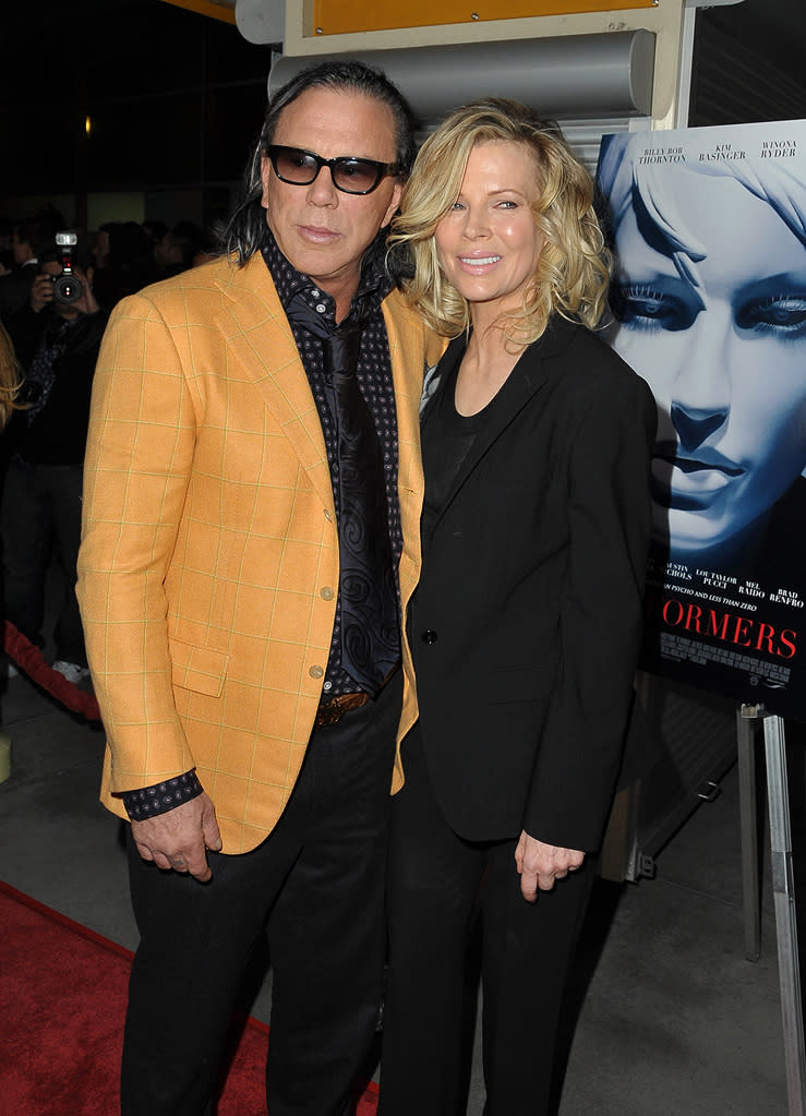 The Informers Premiere LA 2009 Mickey Rourke Kim Basinger