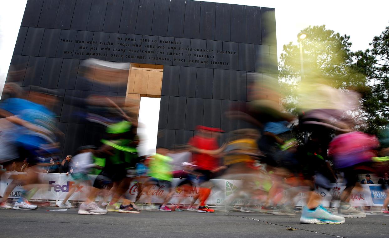 Walking in the Oklahoma City Memorial Marathon reminds guest columnist about the importance of how we choose to deal with trauma.