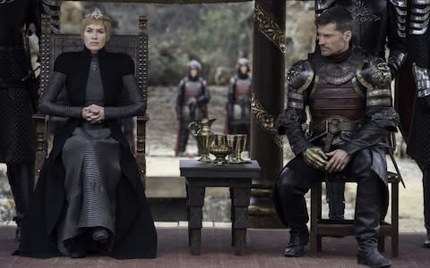 Cersei and Jaime meet the others at King's Landing - Credit: HBO/HBO