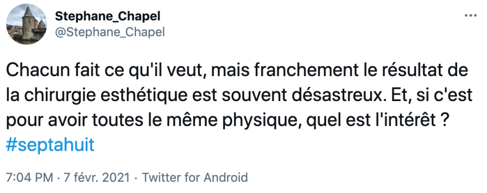 Sept à Huit : les propos d’un chirurgien esthétique au Maroc choquent la Toile 