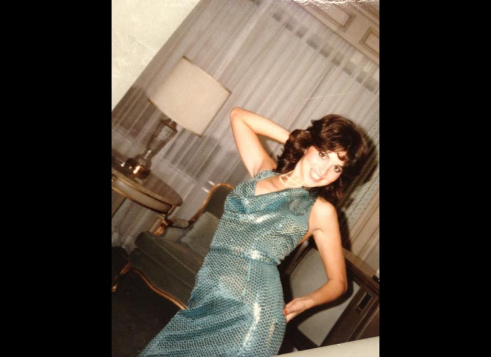 "Here is my beautiful mama Pamela Frank sporting the 'disco queen'" - Priscilla Frank    (HP photo)