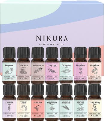 There's 15% off this essential oil set that has loads of scents to choose from.