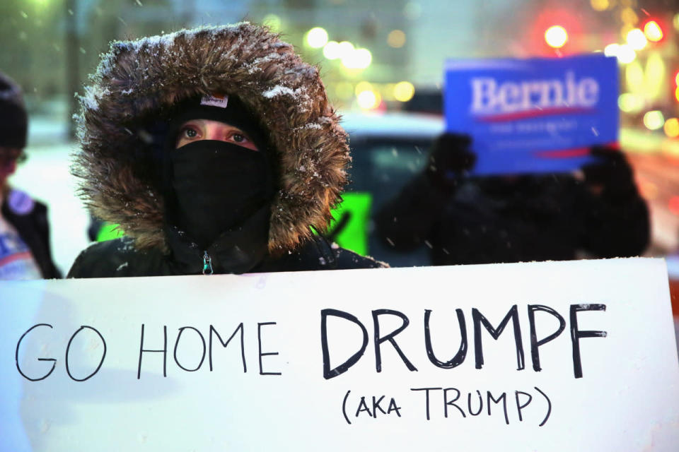 Drumpf protester