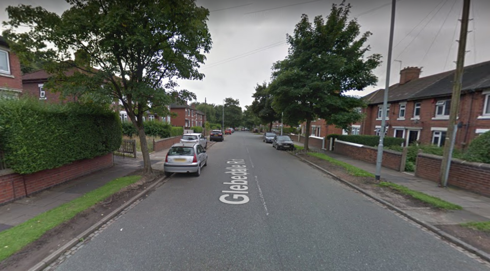 <em>Murder – Avan’s body was found at her home in Glebedale Road, Fenton, Stoke-on-Trent (Picture: Google Maps)</em>