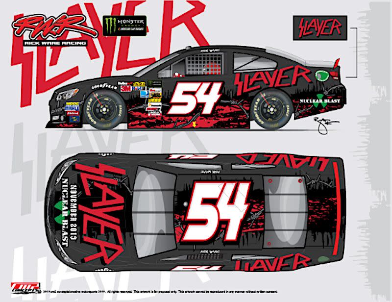 Slayer NASCAR 54 car full mockup
