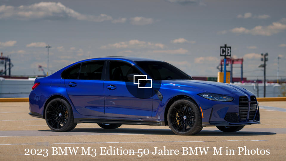 The 2023 BMW M3 Edition 50 Jahre BMW M.