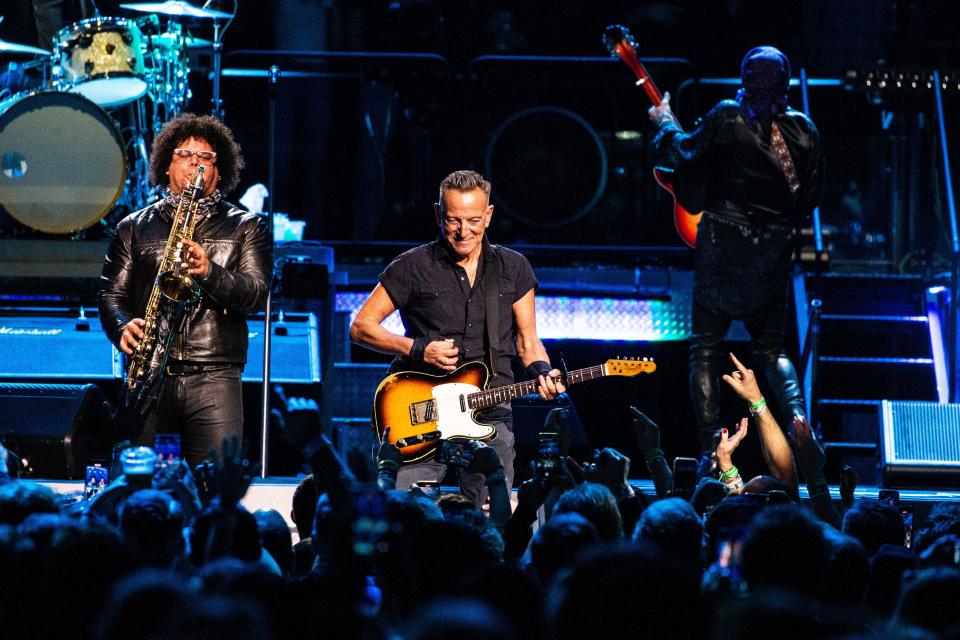 Bruce Springsteen and The E Street Band perform at Madison Square Garden on April 1, 2023 in New York, New York. (Photo by Sacha Lecca/Rolling Stone via Getty Images)