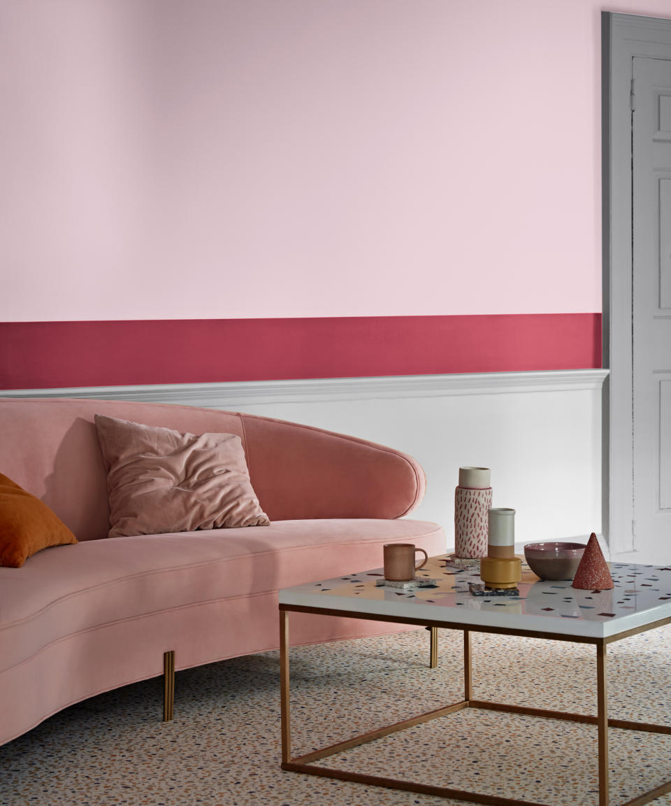 Use pink in contemporary ways