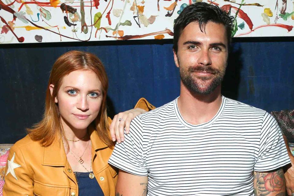 <p>Mike Vitelli/BFA.com/Shutterstock</p> Brittany Snow and Tyler Stanaland in New York City, 2019