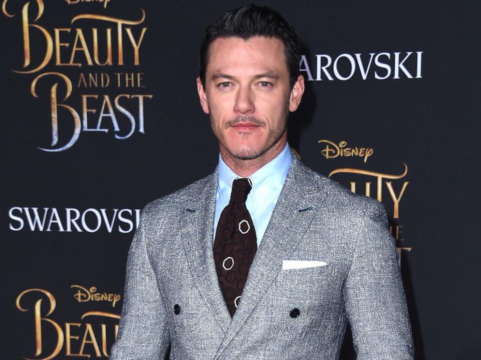Luke Evans Beauty and the Beast premiere