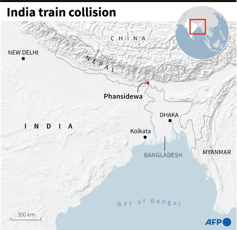 印度驚傳客貨運火車相撞事故 7人死亡