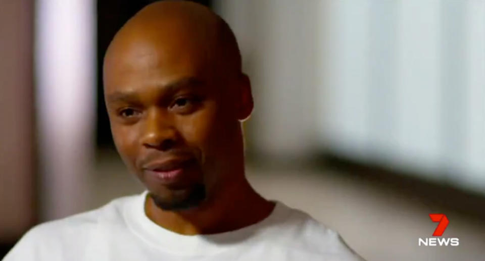 Valentino Dixon (pictured) was wrongly accused of murder