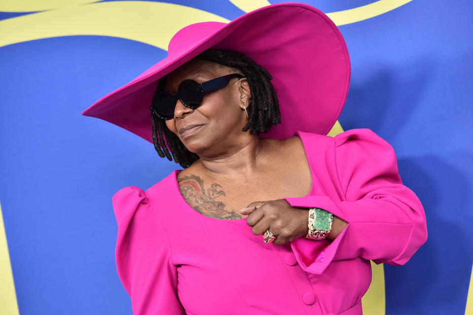 Whoopi Goldberg attends the 2018 CFDA Awards at the Brooklyn Museum in New York, NY, on June 4, 2018. (Photo by Anthony Behar/Sipa USA)