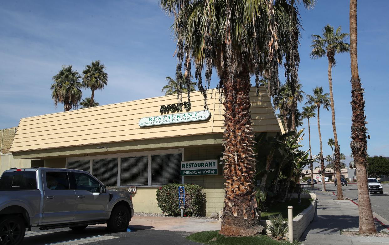 Ricks Restaurant & Bakery at 1973 Palm Canyon Dr. in Palm Springs.