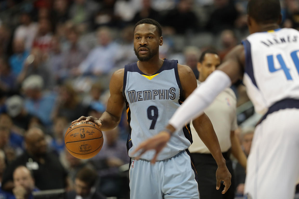 Tony Allen was a six-time All-NBA defender during his seven seasons with the Grizzlies. (Photo by Ronald Martinez/Getty Images)