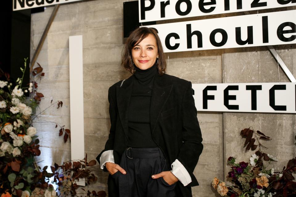 Rashida Jones attends Farfetch and Neuehouse’s event Dining in Color: with Proenza Schouler and Jordan Wolfson at Neuehouse on Tuesday in L.A.