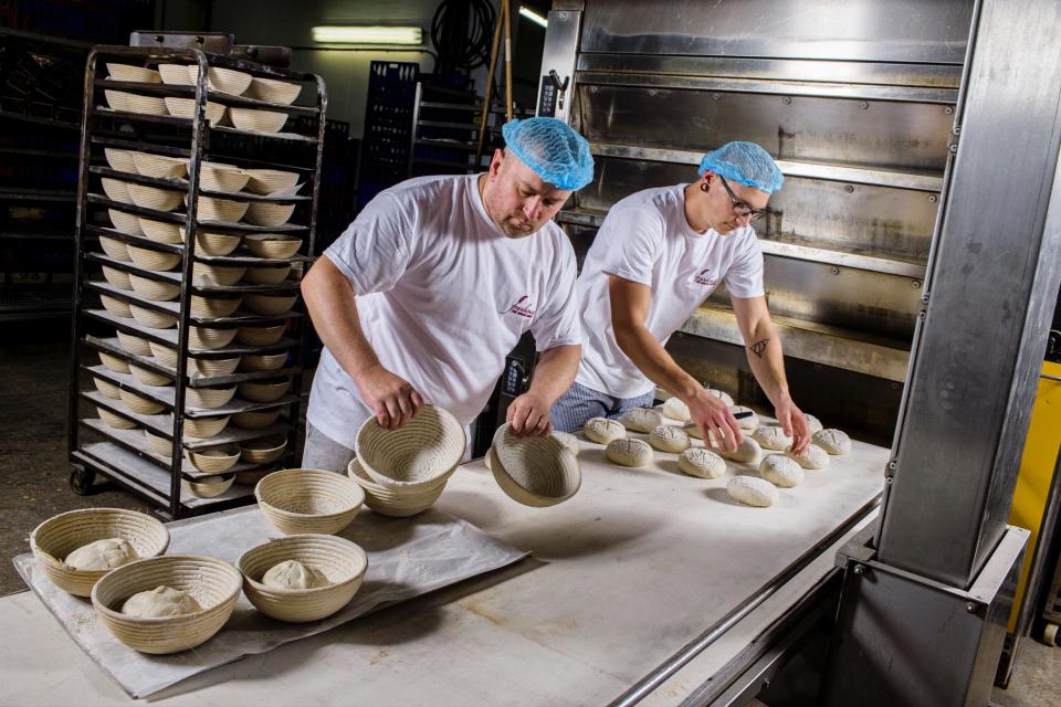 <p>Frankonia Bakery in action in south west London</p> (Frankonia Bakery )