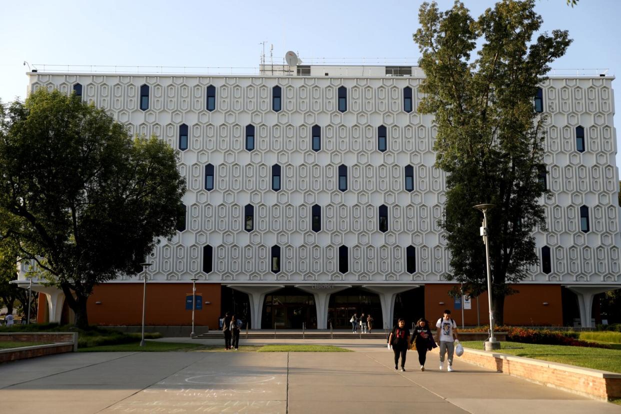 The library at Cal State Fullerton.