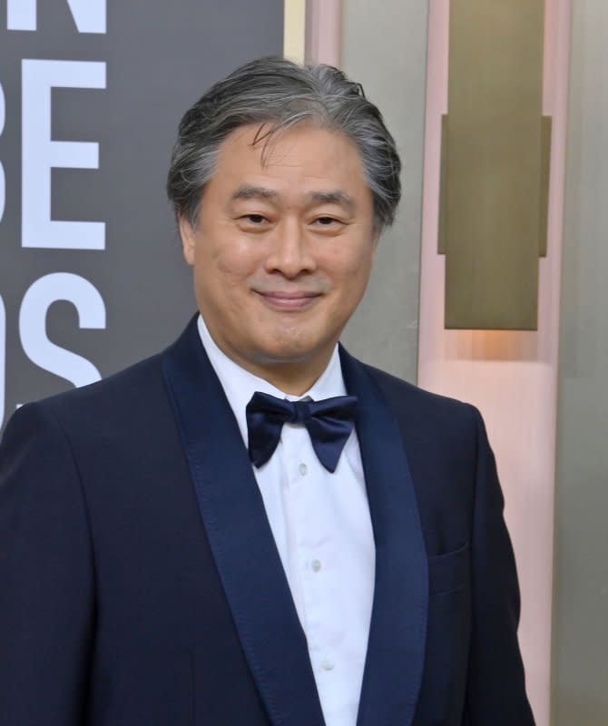 Park Chan-wook arrives for the 80th annual Golden Globe Awards at the Beverly Hilton in California on January 10. The filmmaker turns 60 on August 23. File Photo by Jim Ruymen/UPI