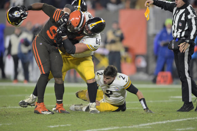 Myles Garrett regrets swinging helmet at Mason Rudolph: 'I made a mistake,  I lost my cool'