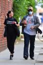 <p>Benicio del Toro goes for a walk with a friend on June 21 in N.Y.C. </p>