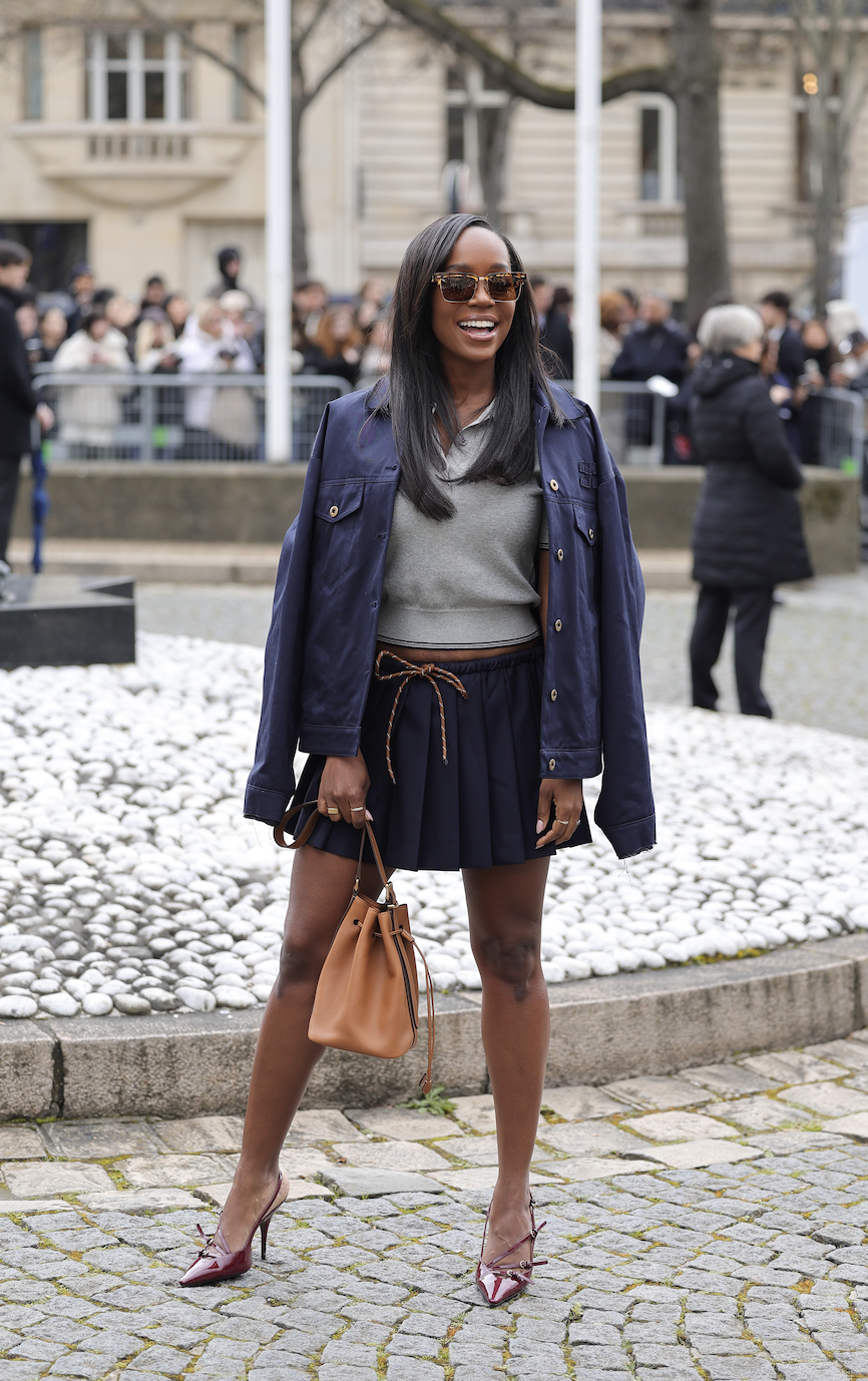 aja naomi king in paris against cobblestone