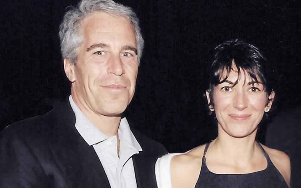 Jeffrey Epstein with Ghislaine Maxwell