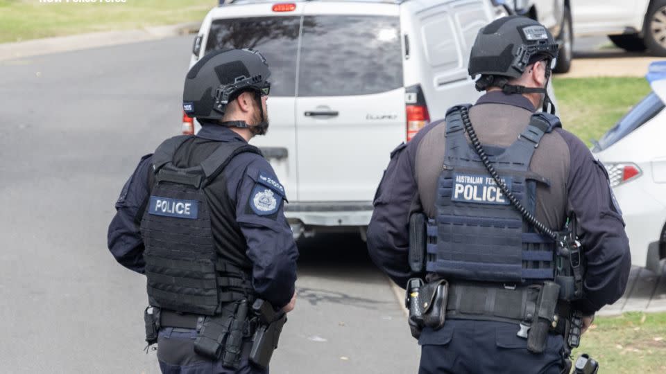 The Joint Counter Terrorism Team on Wednesday raided 13 locations related to the church stabbing investigation. - New South Wales Police