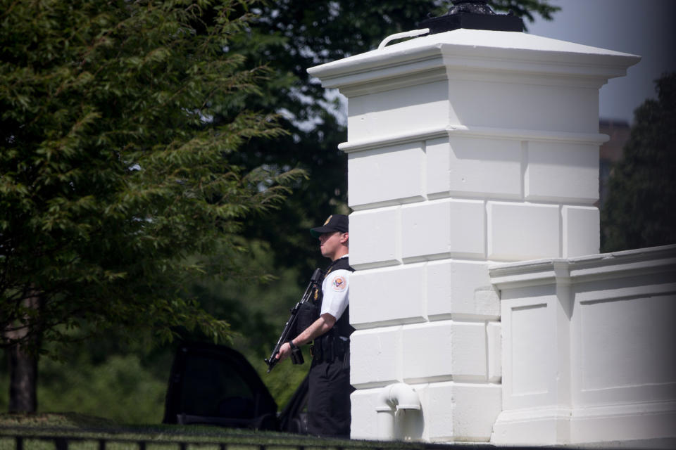 White House on lockdown after report of nearby shooting