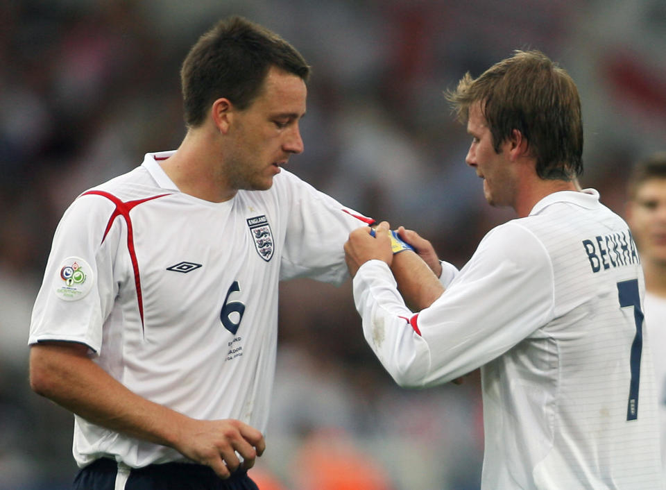 <p>The Chelsea skipper was officially named England captain by Steve McClaren in August 2006. (Getty Images) </p>