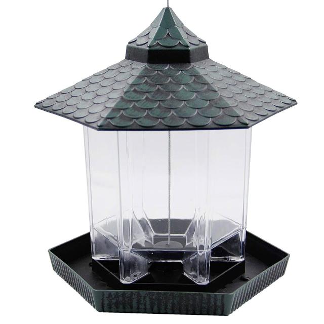 Panorama Bird Feeder,Hanging Gazebo Wild Bird Feeder -Perfect for Garden  Decoration and Bird Watching for Bird Lover