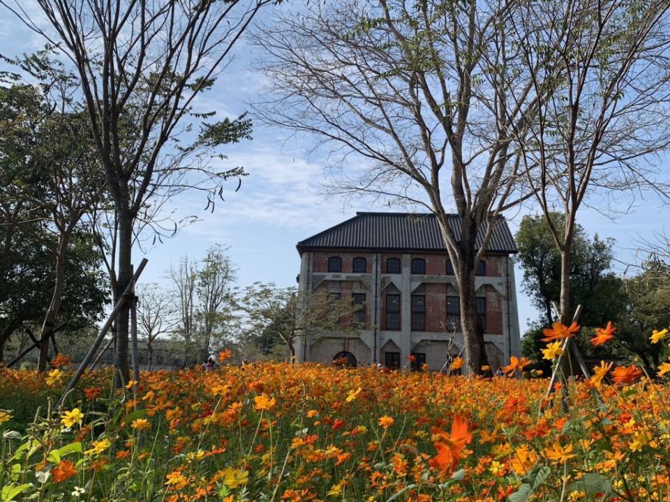 山上花園水道博物館，一年四季都有美景可賞。（記者羅玉如攝）