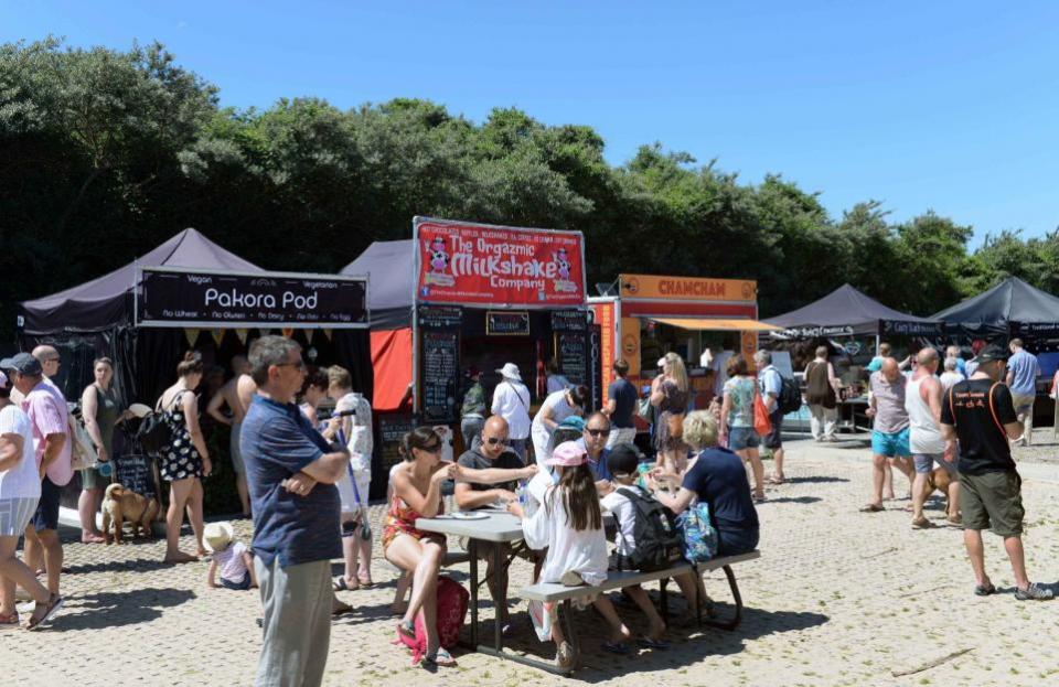 Western Telegraph: Last year's Pembrokeshire Street Food Festival in Tenby.