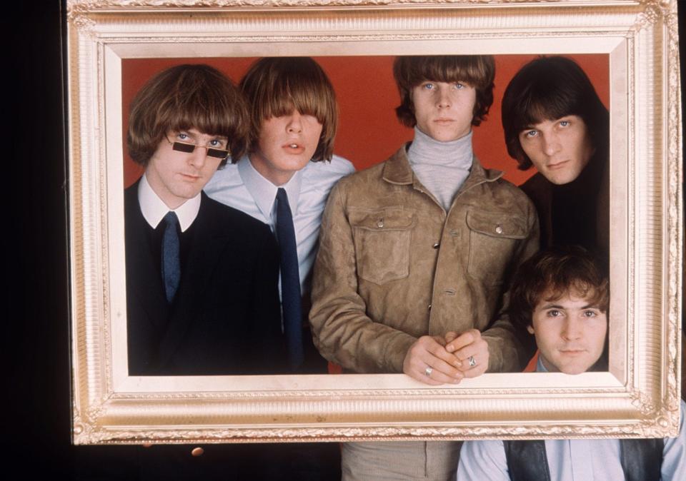 Crosby, right, with the Byrds in 1967 - Dezo Hoffman/Shutterstock