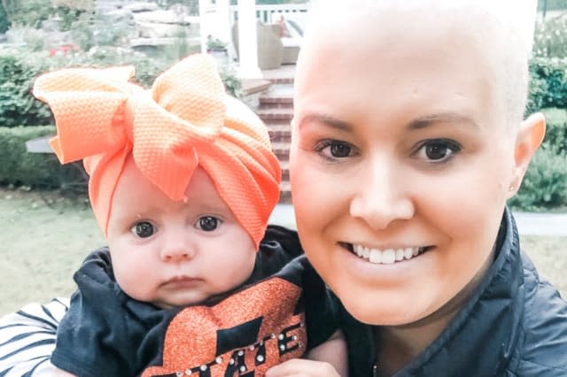 Mom diagnosed with breast cancer on same day she gave birth to her 1st child