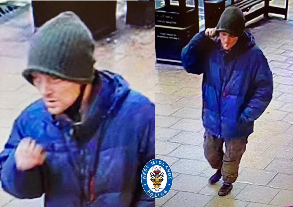 The latest CCTV images of Russell. (West Midlands Police)