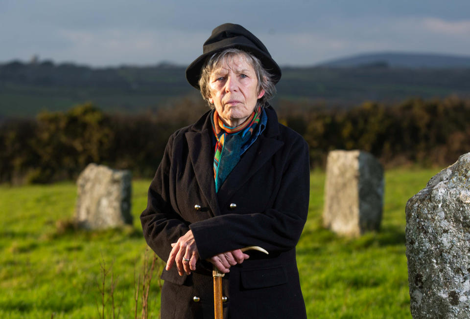 Latham-Jones has been a witch and official wise-woman for the village of St Buryan in Cornwall for over 30 years. (SWNS)