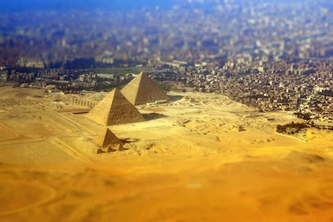 The Great Pyramid did not - Credit: GETTY