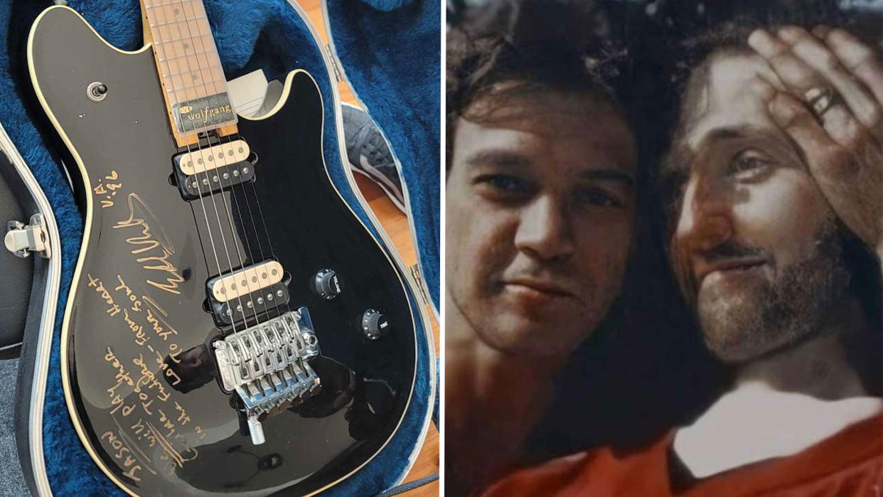  Jason Becker's Peavey EVH Wolfgang #69 – personally gifted to him by Eddie Van Halen  