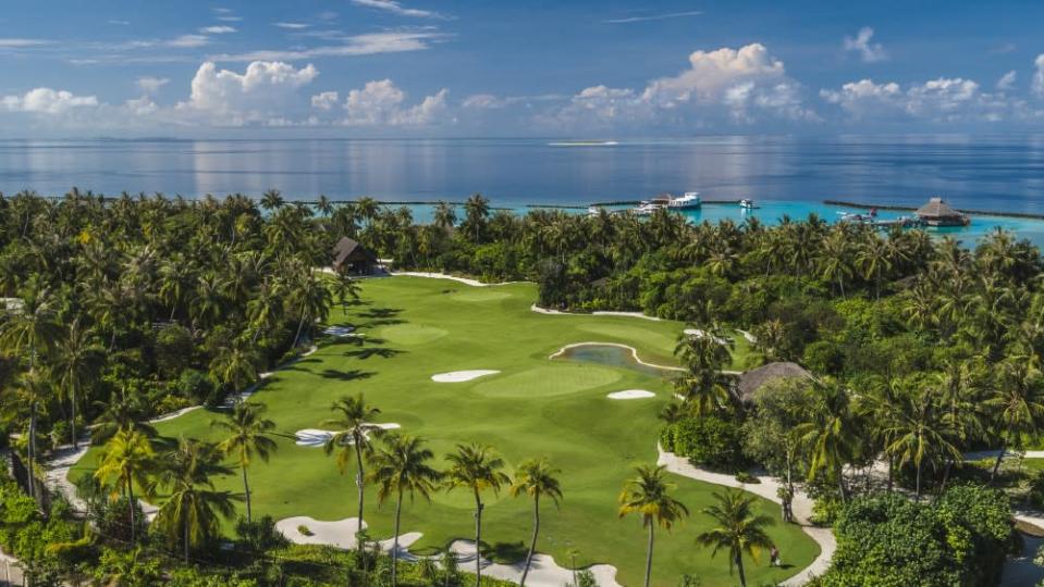 The golf course at Velaa - Credit: Velaa Private Island