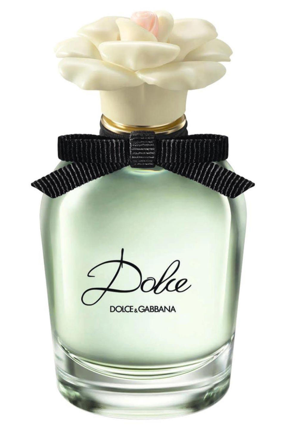 <strong>TRY</strong>: Dolce by Dolce&Gabbana, $93, which smells like a just-picked bouquet of white flowers, including daffodils, water lilies, amaryllis, and neroli.