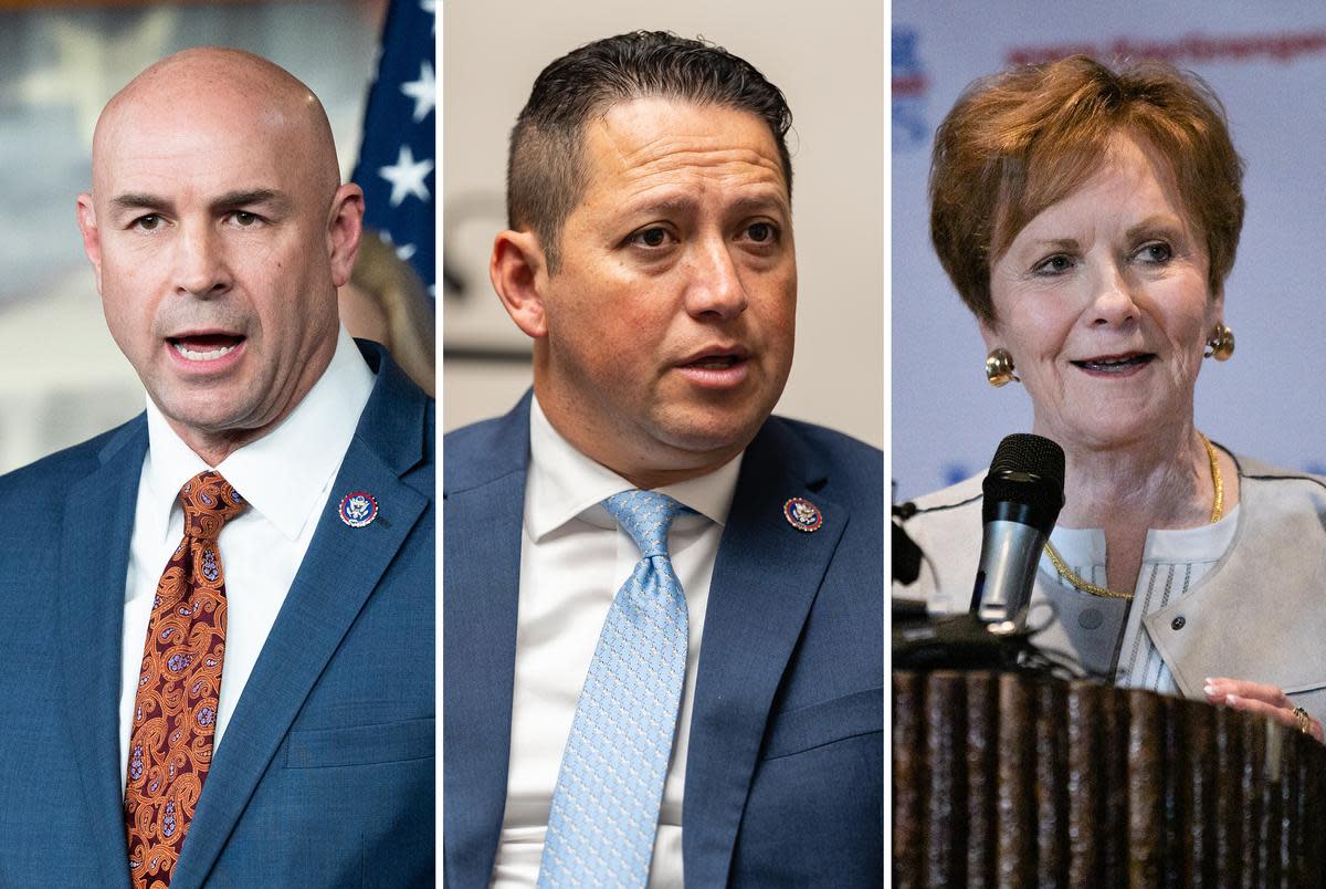 From left: U.S. Reps. J.K. "Jake" Ellzey, R-Waxahachie, Tony Gonzales, R-San Antonio, and Kay Granger, R-Fort Worth.