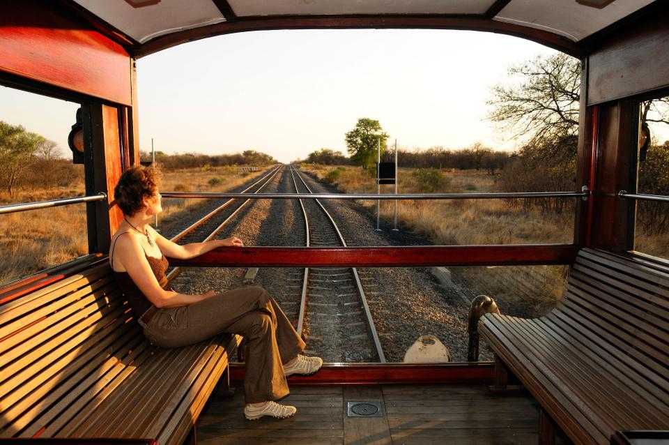 A Rovos Rail train - alamy