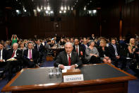 <p>Attorney General Jeff Sessions arrives to testify during a US Senate Select Committee on Intelligence hearing on Capitol Hill in Washington, D.C., June 13, 2017. (Photo: Saul Loeb/AFP/Getty Images) </p>